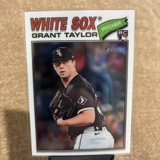 2026 Topps Heritage - Grant Taylor #329 Chrome (RC)