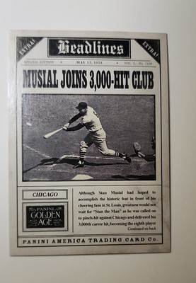 2013 Panini Golden Age - Headlines Stan Musial #6