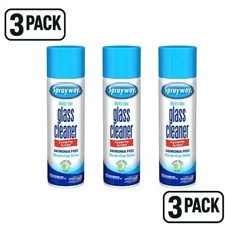 3 Pack Sprayway Glass Cleaner 19 oz Cans FAST Shipping CLEAN SHINE, FRESH SCENT