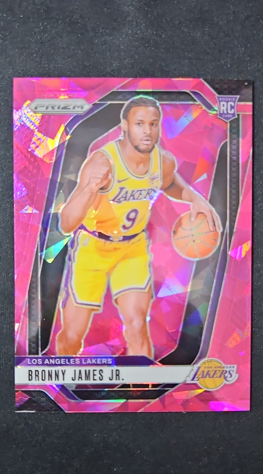 2024-25 Panini Prizm - Bronny James #243 Pink Ice Prizm (RC)