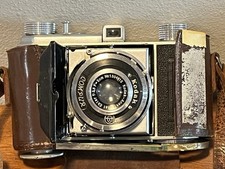 Vintage Kodak Retina 35mm Camera f3.5 5cm Compur Anastigmat Lens  Case UNTESTED