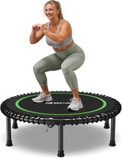 450LBS/550LBS Foldable Mini Trampoline, 40"/48" Adult Fitness Trampoline