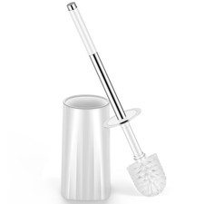 Toilet Brush, Compact Size Toilet Bowl Brush and Holder