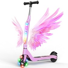 SISIGAD Monopattino elettrico per bambini da 6 a 10 anni, scooter