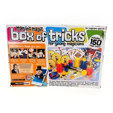 Marvin's Magic Box of Tricks Includes 150 Magic Tricks with Wand Cards Cups