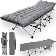 Feldbetten für Erwachsene mit Kissen, tragbares Zelt, Feldbett mit Tragetasche