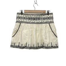 Auth ISABEL MARANT ETOILE - White Black Women's Skirt