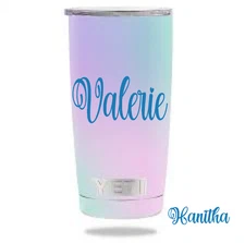 Personalized Name Custom Vinyl Decal for your Yeti Tumbler cup laptop phone Ipad