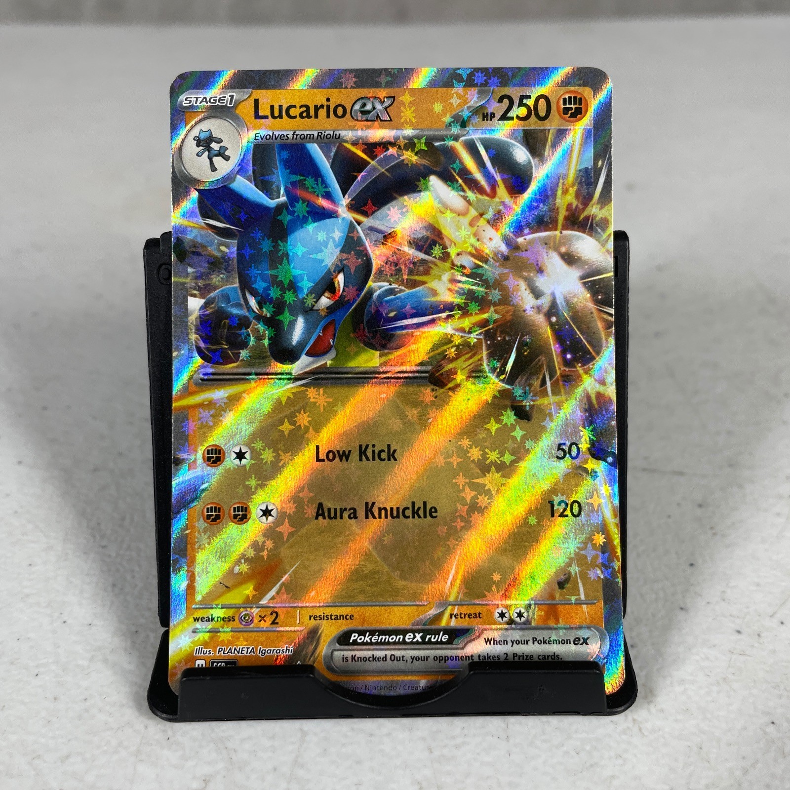 Lucario ex 82/142 Double Rare Stellar Crown Pokemon Near Mint