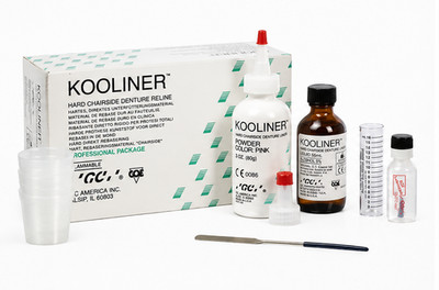 GC KOOLINER Hard Denture Reline Material Professional Package PL Set (3oz+2oz)