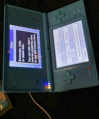 Nintendo DSi Light Blue Handheld Console Game System Tested Working