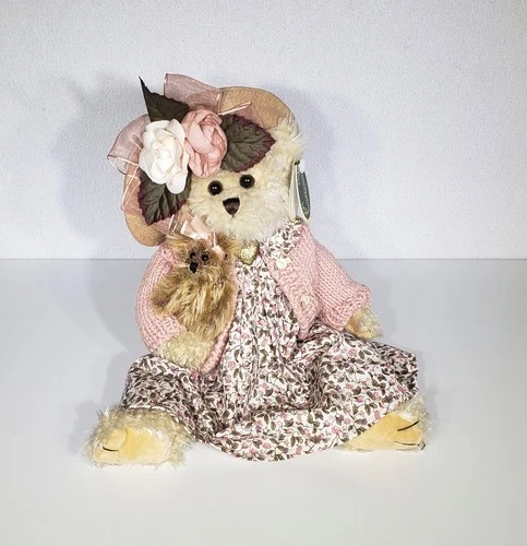Bearington Collection Daisy & Belle Jointed Stuffed Toy Teddy Bear W/Tags 13"EUC