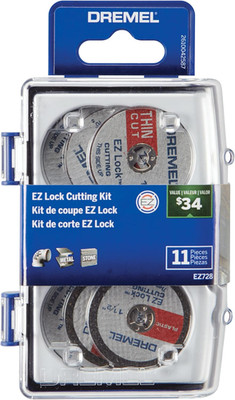 EZ728-01 EZ Lock Rotary Tool Cutting Discs Accessory Kit, Cut-Off Wheels for ...