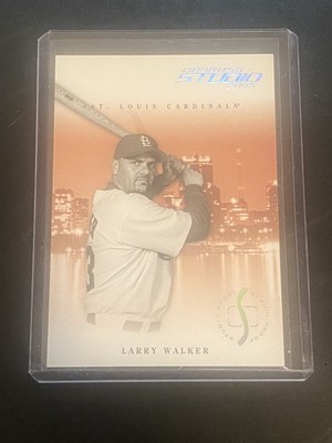 Larry Walker 2005 Donruss Studio Studio Proof card #262, #d 065/100! Cardinals!