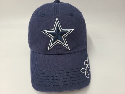 Dallas Cowboys Jerry Jones Hall of Fame Strapback Adjustable Hat Cap NFL Blue
