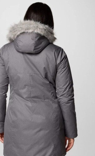 NWT $160 Columbia Women Suttle Mountain Long Insulated Jacket Gray Omni Heat LG - Bild 2 von 7