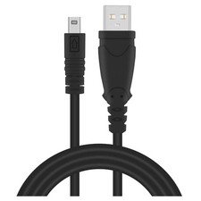 Datenkabel 8 Pin USB Ladekabel für Panasonic Lumix Kamera 1m schwarz