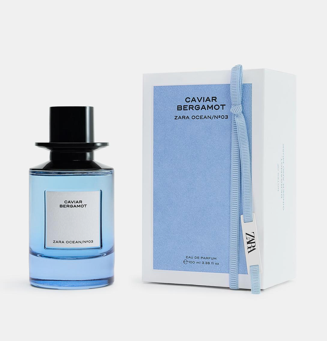 ZARA x Jo Malone Mens Caviar Bergamot EDP 100ml Fragrance Spray