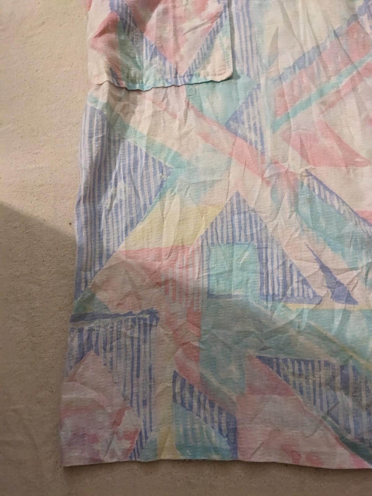 Vintage snap front robe housecoat duster Cottagec… - image 9