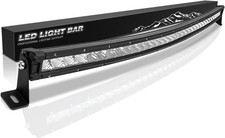 Lightplus 42-inch Led Light Bar - 240w Spot Flood Combo Beam Curved Single Row