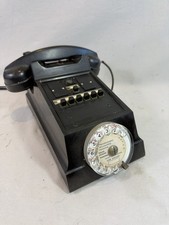 Ancien T&eacute;l&eacute;phone Fran&ccedil;ais de Campagne / Essai &ndash; Combin&eacute; &agrave; Cadran Int&eacute;gr&eacute;