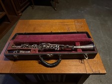 VINTAGE THE PEDLER CUSTOM BUILT METAL CLARINET ELKHART INDIANA 1920s