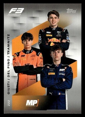 2025 Topps Turbo Attax F1 #222 Giusti / Bruno Del Pino / Tim Tramnitz F3 card
