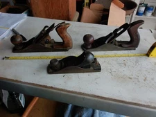 Vintage Lot of 3 Wood Planes Stanley 220 defiance & Parplus Lot 25-45-10