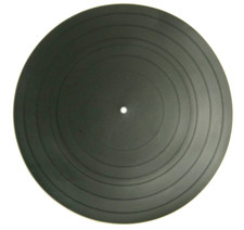 Plattentellerauflage / Gummimatte für Plattenspieler / 28 cm Ø