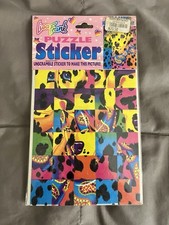 New In Package Vintage Lisa Frank Puzzle Sticker Sheet SEALED RARE Dalmatian