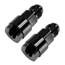 2 PCS 6AN Male to 3/8" & 5/16" Female EFI, Aluminium Quick Connect AN6-5/16