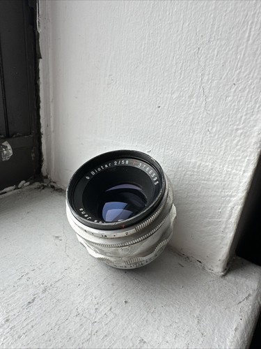 Carl Zeiss Jena 58mm f2 Biotar T Lens Exakta Mount Camera Lens