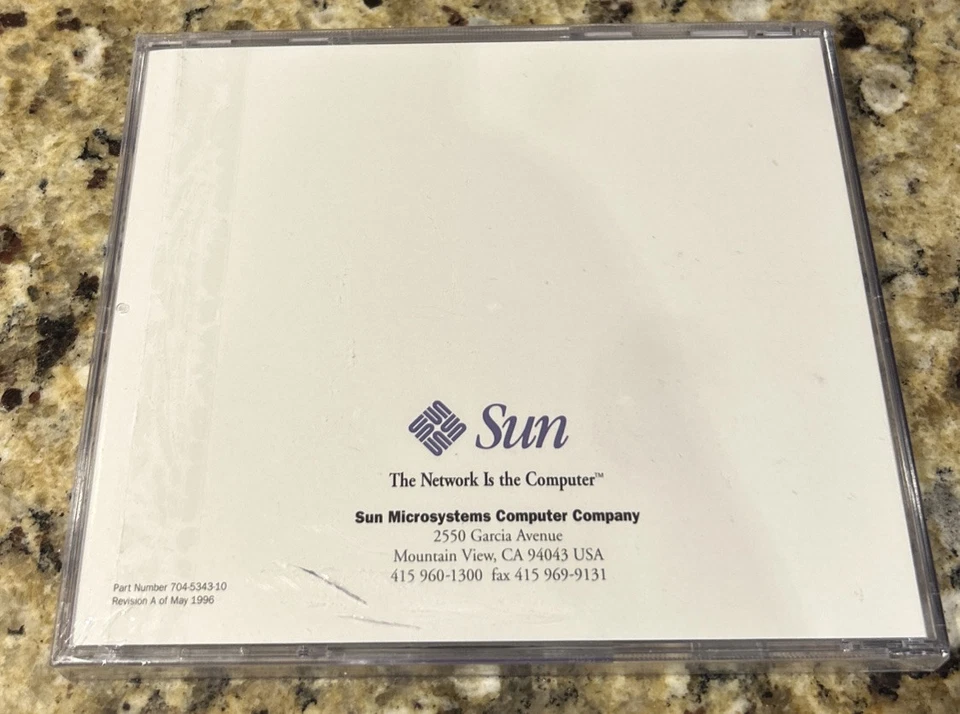 SUN ULTRA 2 CREATOR SERIES HARDWARE ANSWERBOOK INSTALLATION CD NEW SEALED - Image 2 of 3