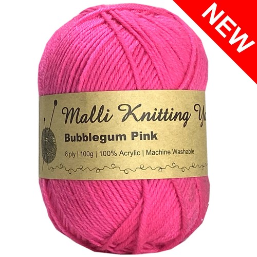 100g Malli Knitting Yarn 8ply Super Soft Acrylic Crochet Craft Wool Balls 8 Ply - Picture 234 of 248