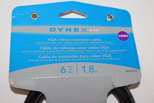 Dynex DX-C101771 6' PC Monitor Extension Cable - Picture 2 of 5