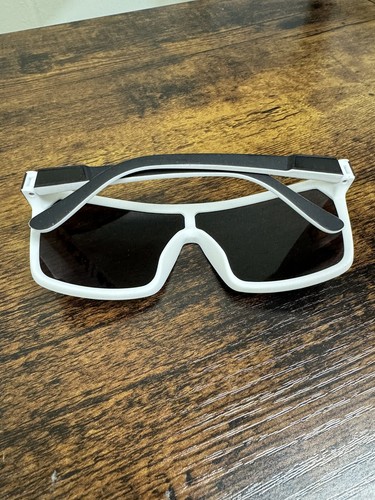 Spy Flynn Whitehall Black Spectra Lens Mens Shield Sunglasses - Picture 9 of 11