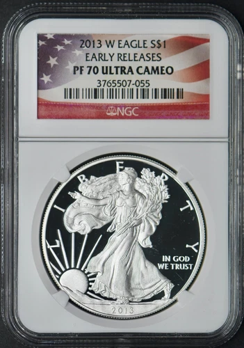2013-W American Silver Eagle NGC PF70 Ultra Cameo Early Releases ✪COINGIANTS✪
