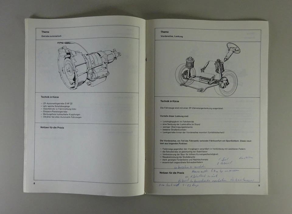 Schulungsunterlage Seminario BMW 3er E21 316/318/320/320i Stand 10/1975 - Imagen 4 de 4
