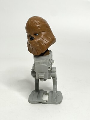 Mcdonald's Happy Meal Star Wars Chewbacca A T-ST Walker Bobble