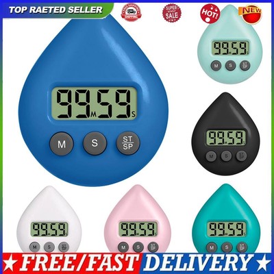 Digital Timer Waterproof Shower Timer Kitchen Timer Countdown Timer Shower Clock