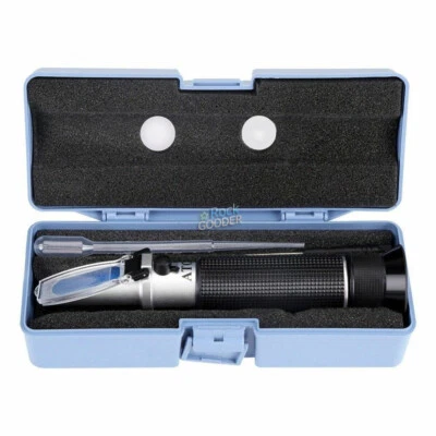 Brix Refractometer ATC 0-32% Brix Portable for Sugar beer fruits Meter Tester