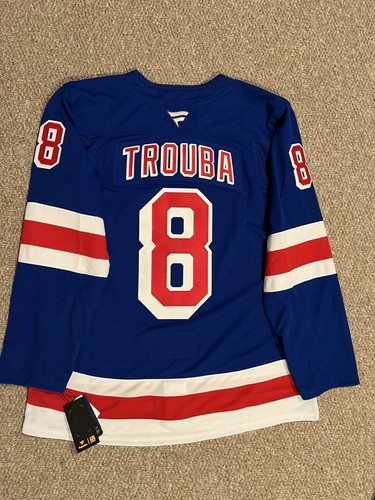 Jacob Trouba New York Ranger Fanatic Premium NHL Hockey Home Jersey BNWT Size 52