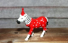 Ankyo Circus Animal Toy Zebra Clown Outfit w/ Party Hat Figure 
