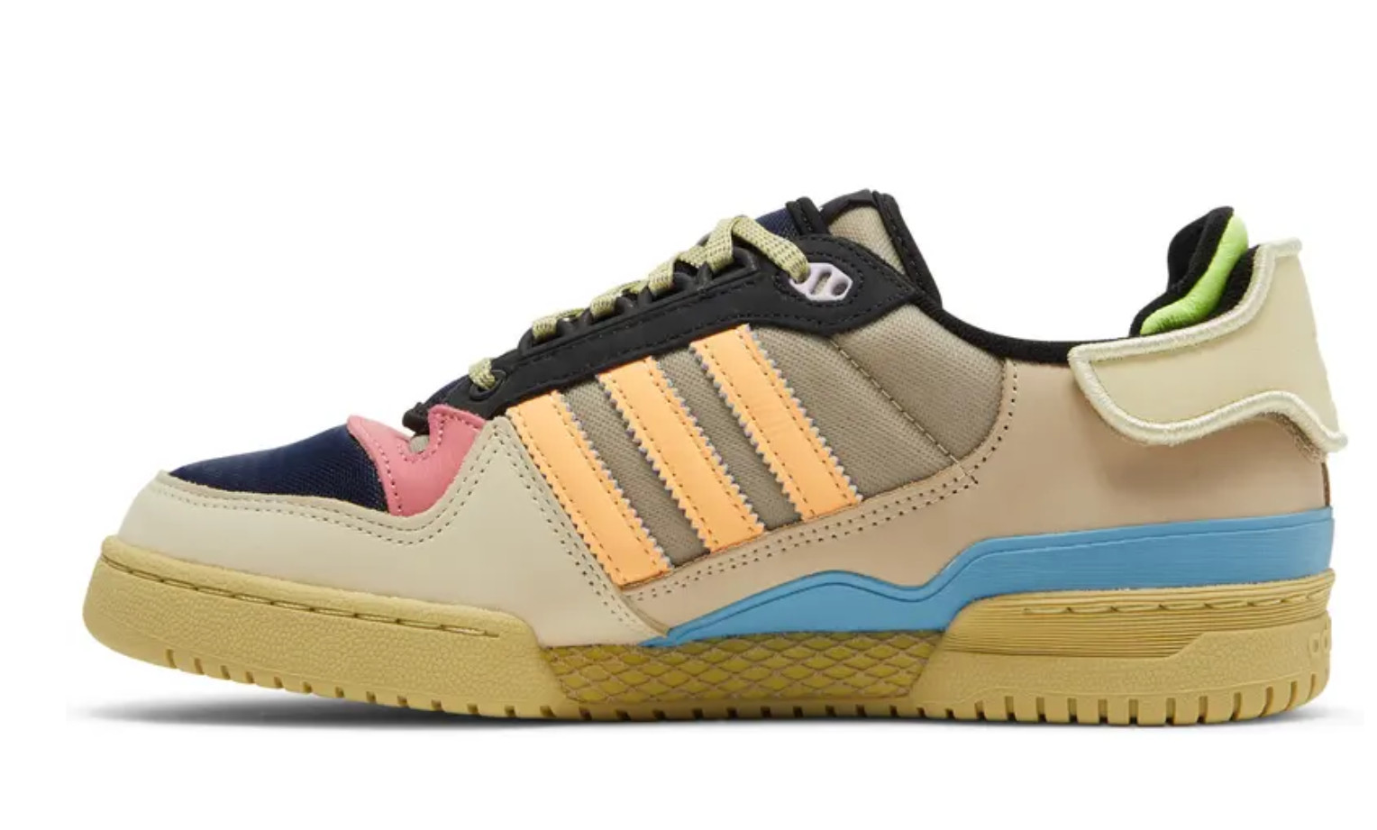 Adidas Bad Bunny Forum PowerPhase Multicoloured Trainers Size 4.5 (UK) RRP £110 image 4