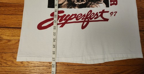 Vintage 90s Budweiser Superfest Rap T-shirt L Single Stitch Bone Thugs Aaliya - Bild 8 von 9