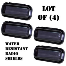 Lot of 4 Pyle PLMRCB1 Water Resistant Marine Radio Covers Splash/Dust Guard