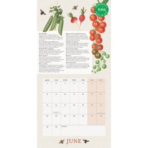 2026 Royal Horticultural Society Mini Square Calendar – Official Product – RHS - Picture 3 of 7