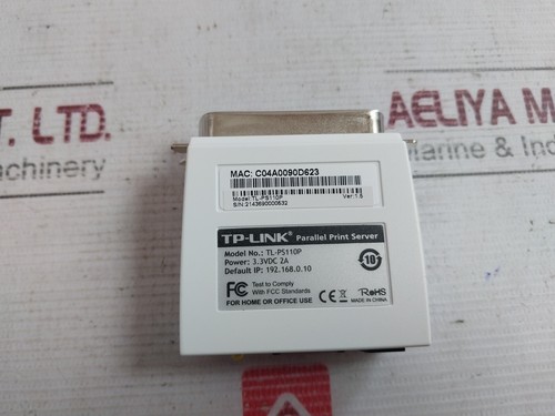 TP-LINK TL-PS110P Single Parallel Port Fast Ethernet Print Server Ver 1.5 - Picture 4 of 15