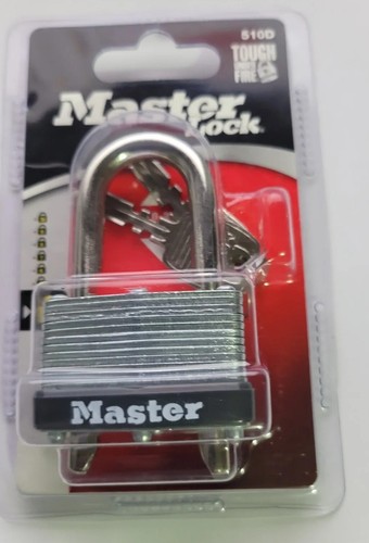 Lock with Key, 1-3/4in. Wide, Adjustable Shackle  Model #510DHC