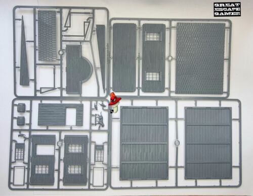 Single Storey Building Sprue No Boardwalks 28mm Dead Man’s Hand Old West Unboxed - Picture 3 of 7